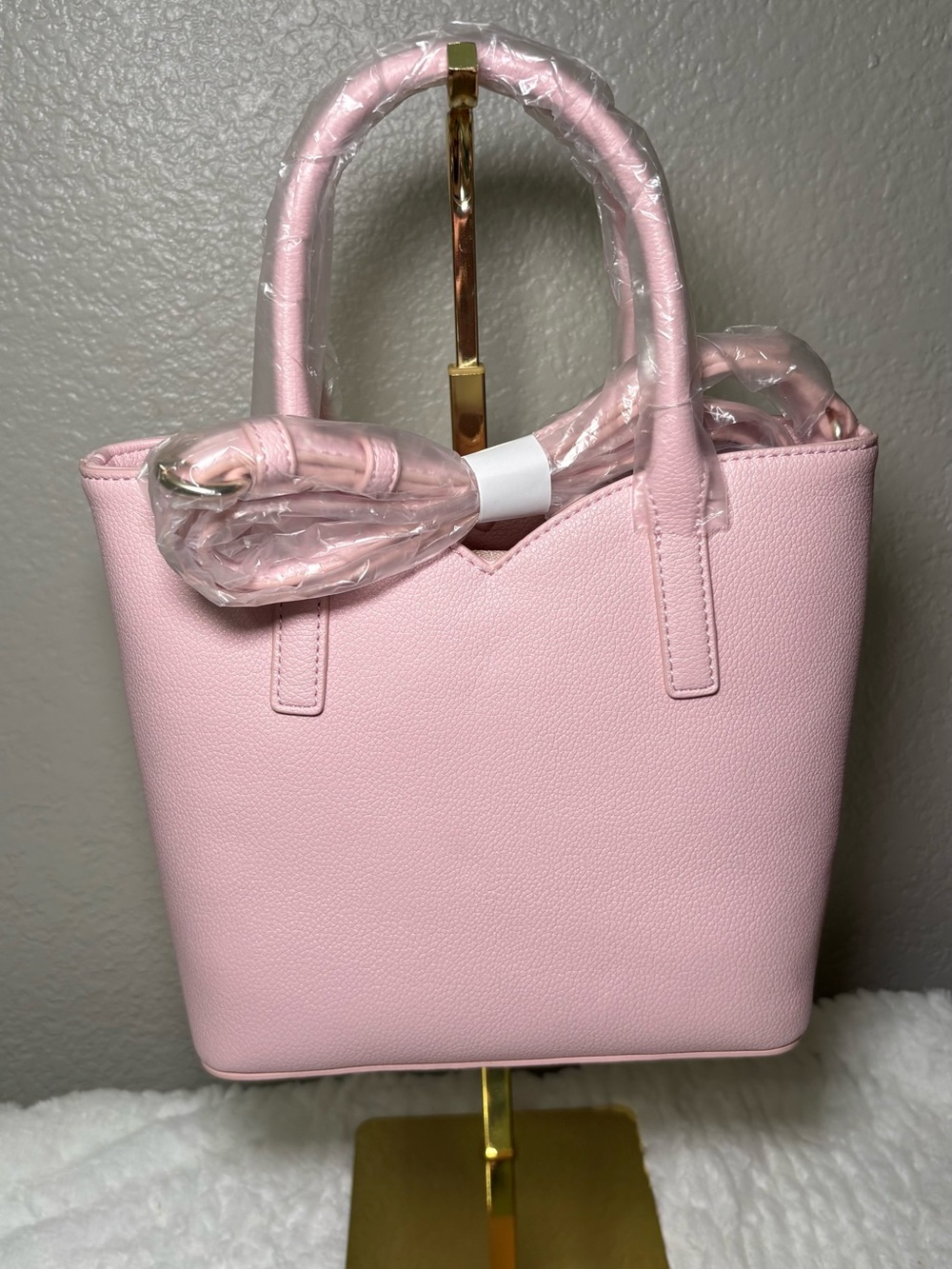 🩷 LC Lauren Conrad Pink Mini Crossbody Bag And Cardholder NWT - Picture 3 of 13